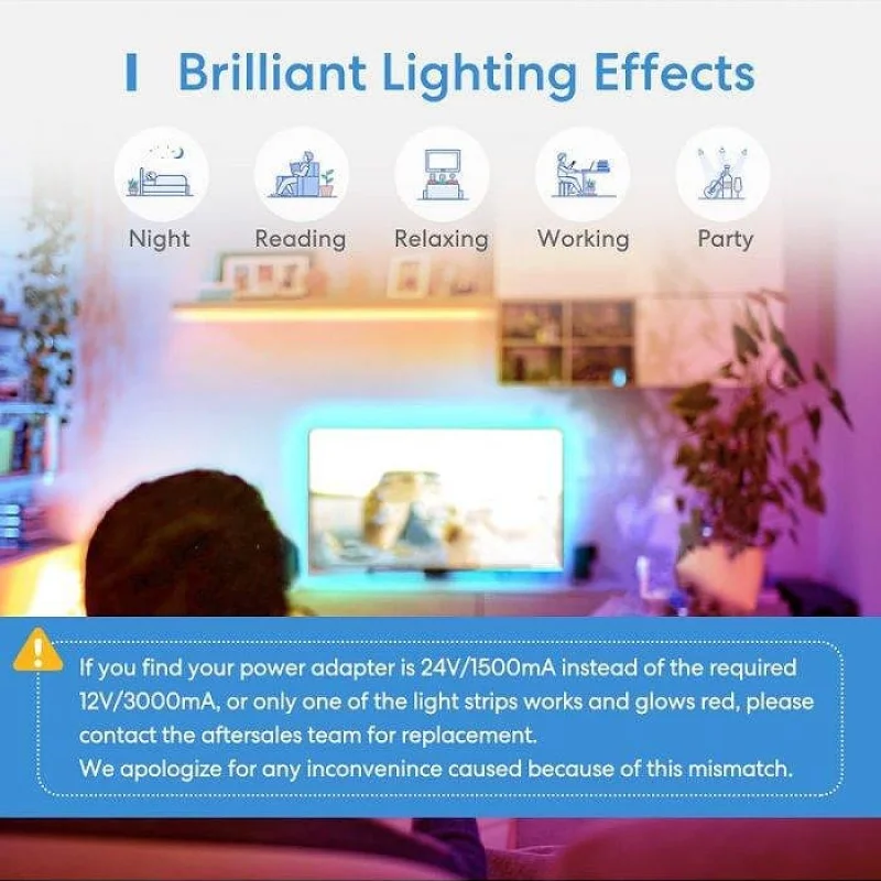 Смарт Wi-Fi LED лента Meross MSL320 (HomeKit) - Снимка 2
