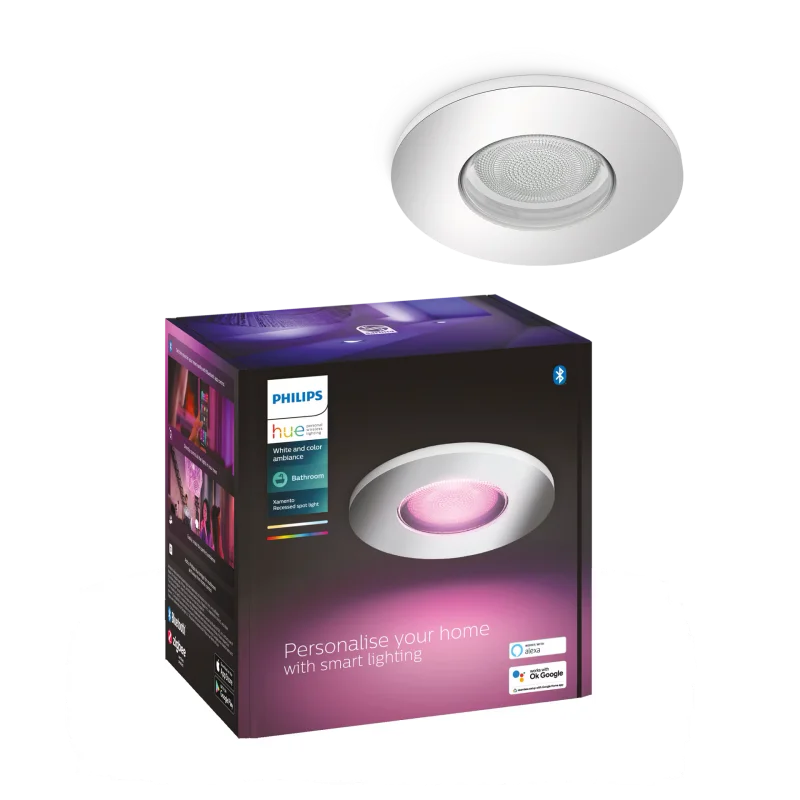 Philips HUE Xamento, 5.7W, GU10, IP44, единичен (Homekit, Google, Alexa)