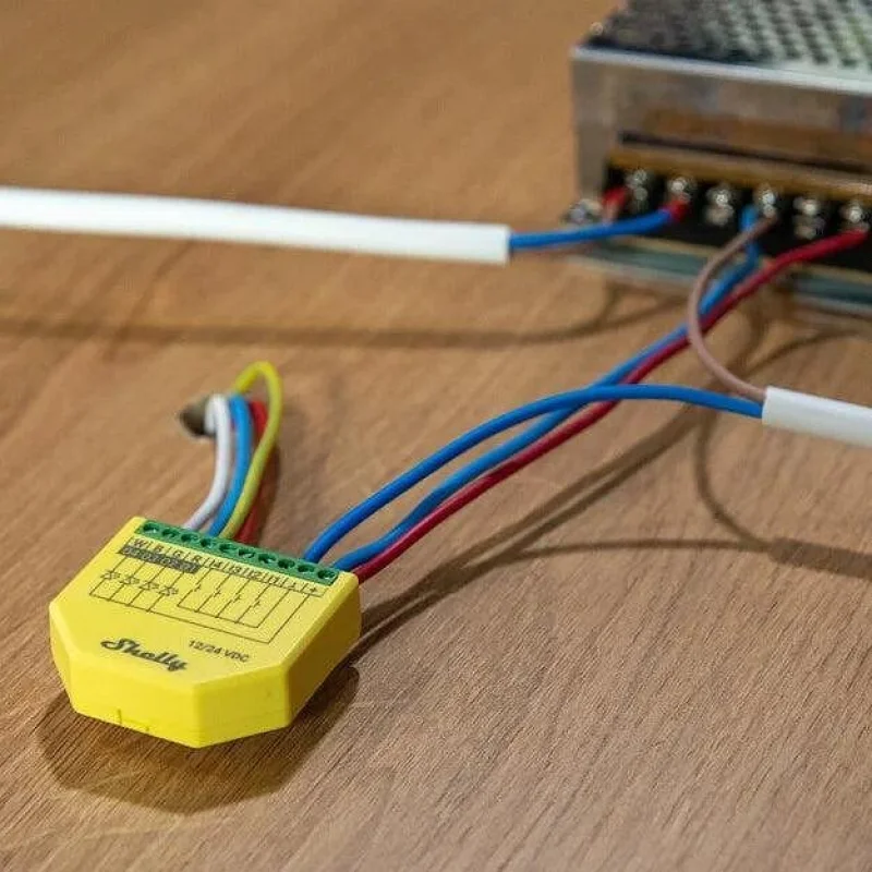 Смарт реле за LED ленти Shelly Plus RGBW PM, четириканално - Снимка 3