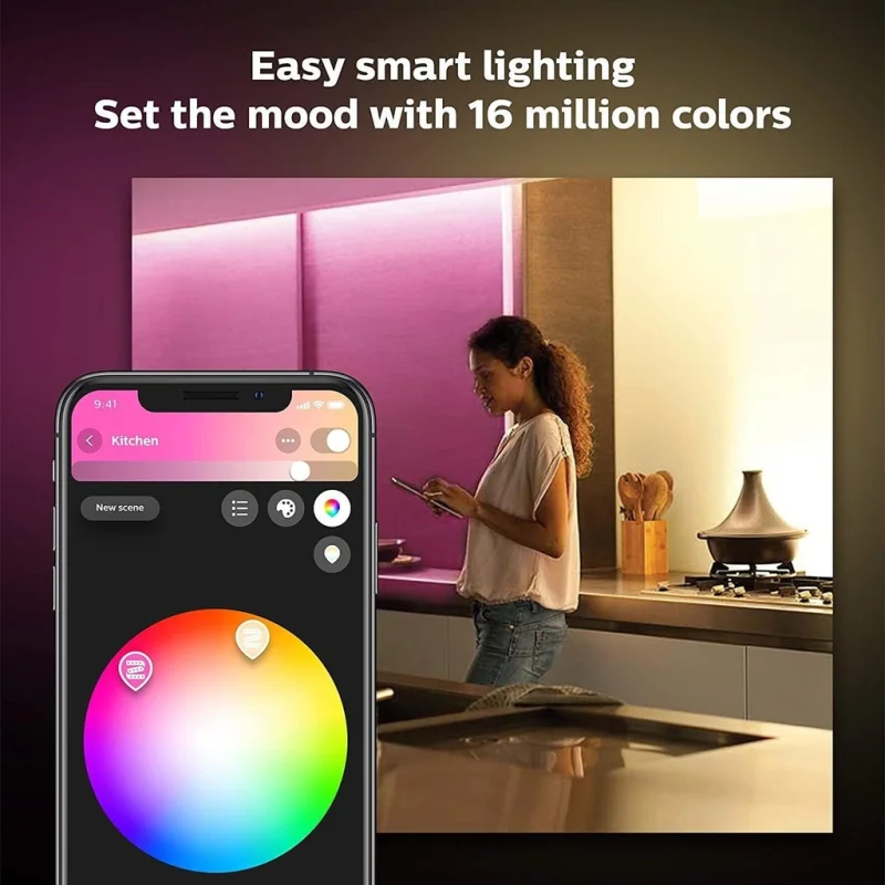 LED лента Philips Hue 2 m Starter Kit (HomeKit) - Снимка 9