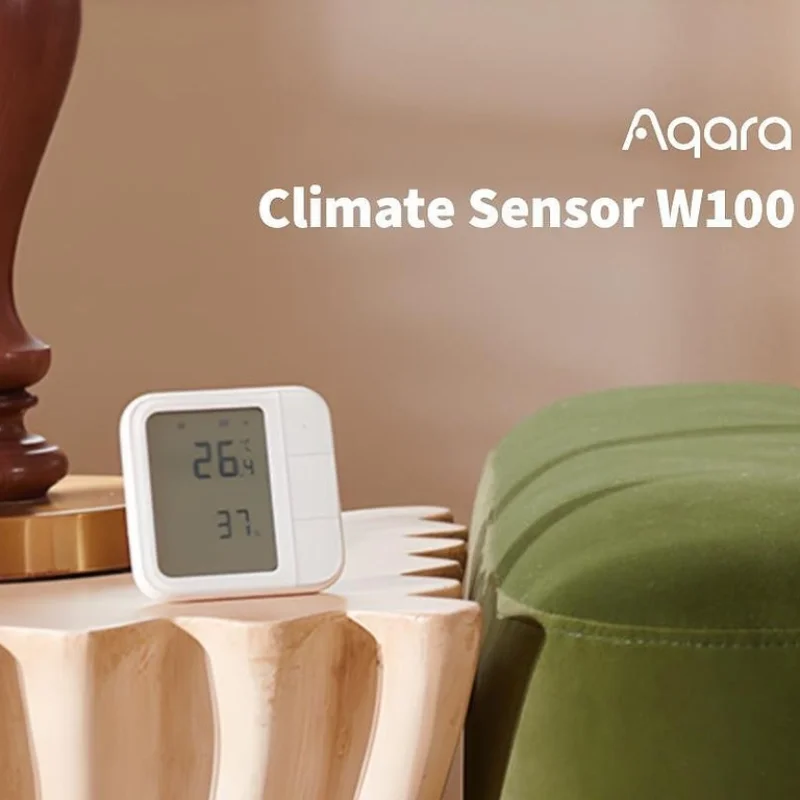 Сензор за температура и влажност Aqara Climate Sensor W100 - Снимка 4