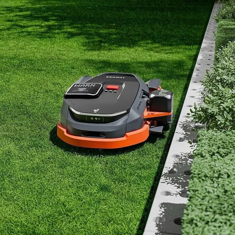 Смарт безкабелна косачка робот SEGWAY Navimow X330 4G за до 4 800 кв. м., AI навигация, GPS, 3D камера, IP66 (BT, Wi-Fi, Alexa, Google) - Снимка 4