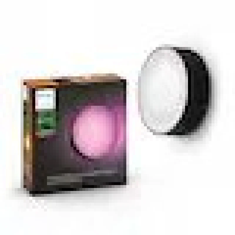 Смарт външен LED RGBW димируем аплик Philips HUE Daylo, WACA, черен, метал, 22 см, 15W, IP44, бяла/цветна светлина, 16 милиона цвята (BТ, Zigbee, HomeKit, Google, Alexa, SmartThings) - Снимка 2