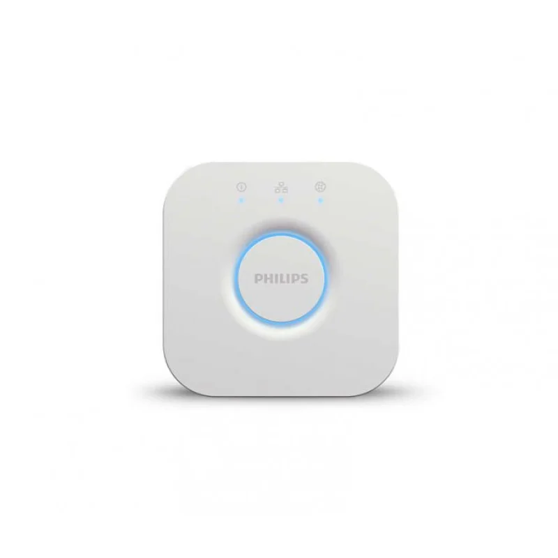 Смарт хъб Philips Hue Bridge EU (BT, Zigbee, Matter, HomeKit, Google, Alexa, SmartThings) - Снимка 1