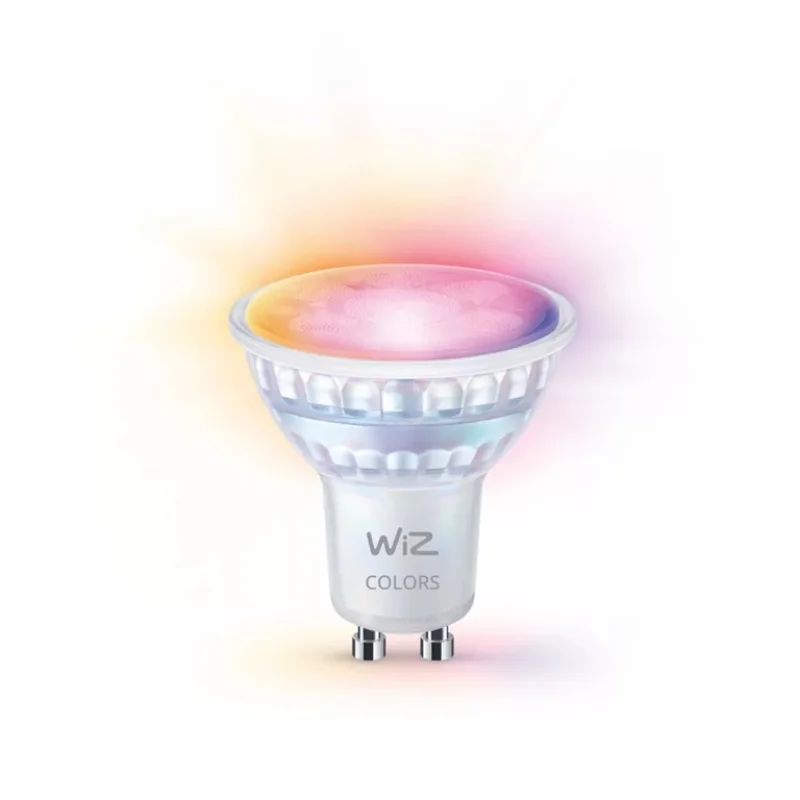 Смарт LED RGBW димируема крушка WiZ Smart Bulb Spot 4,7W, 345 lm, GU10, 16 милиона цвята (BT, Zigbee, Matter, Apple Home, Google, Alexa, SmartThings) - Снимка 8