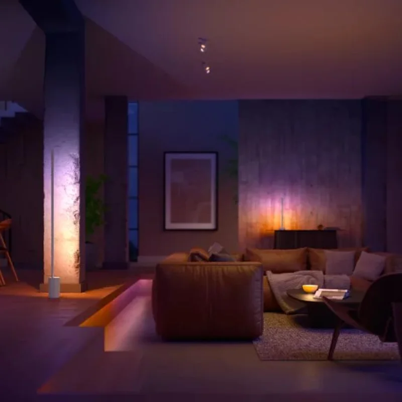 Допълнителна смарт LED RGBW димируема градиентна лента Philips Hue Ambiance Lightstrip WACA, бяла, 1 м, 12W, 1800 lm, IP66, 16 милиона цвята (BT, Zigbee, HomeKit, Google, Alexa, SmartThings) - Снимка 10