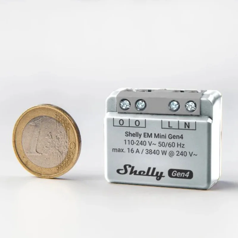 Смарт измервател на енергия Shelly EM Mini Gen4 16A - Снимка 3