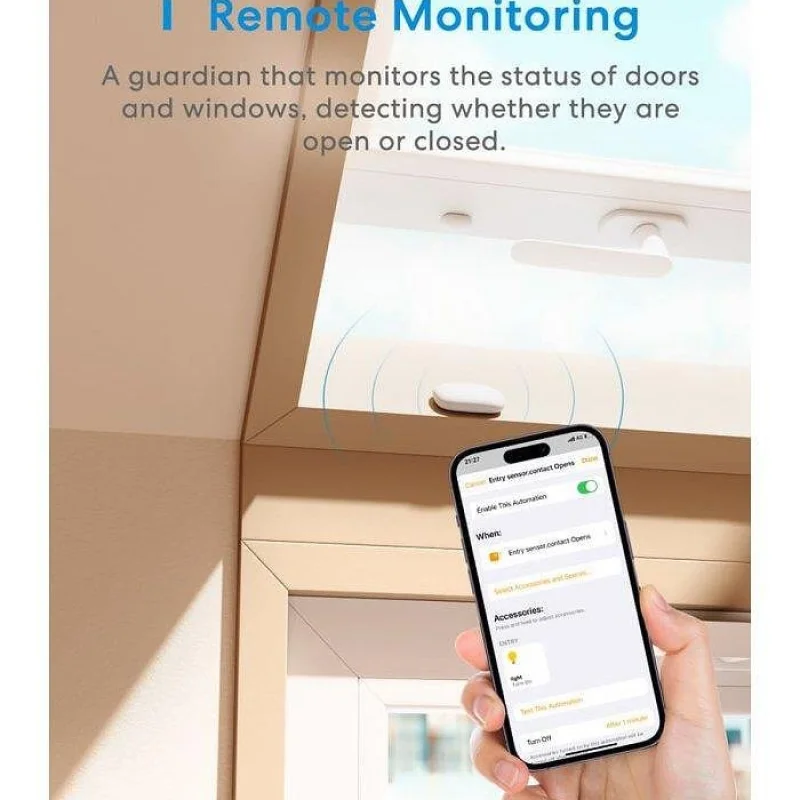 Смарт сензор за врати и прозорци Meross Smart Door and Window Sensor - Снимка 7