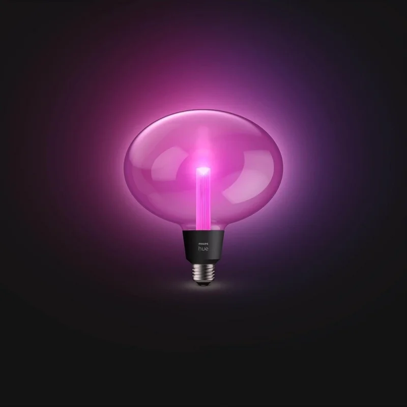 Смарт LED RGBW димируема крушка Philips Hue Lightguide Ellipse, 6.5W, 500 lm, E27 - Снимка 7