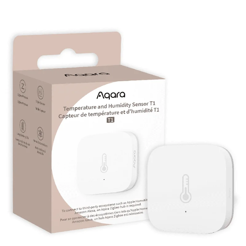 Сензор за температура и влажност Aqara Temperature and Humidity Sensor T1 Zigbee 3.0