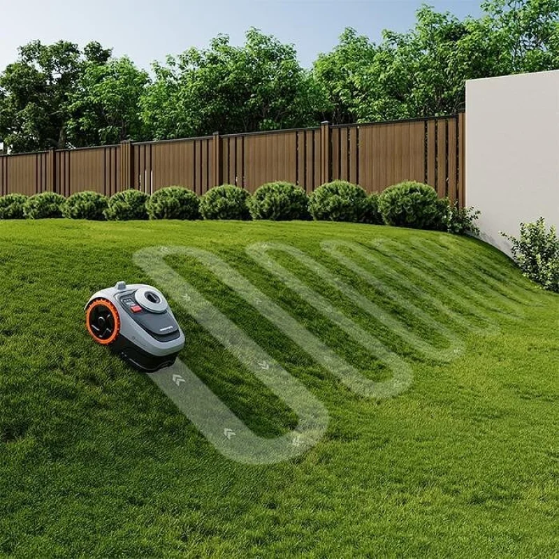 Смарт безкабелна косачка робот SEGWAY NAVIMOW I210 AWD 4G за до 1000 м2, AI навигация, GPS, камера, IP66 (BT, Wi-Fi, Alexa, Google) - Снимка 17
