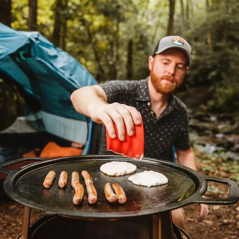 Чугунена плоча Solo Stove Cast Iron Griddle Top + Hub (Модел: Bonfire) - Снимка 13