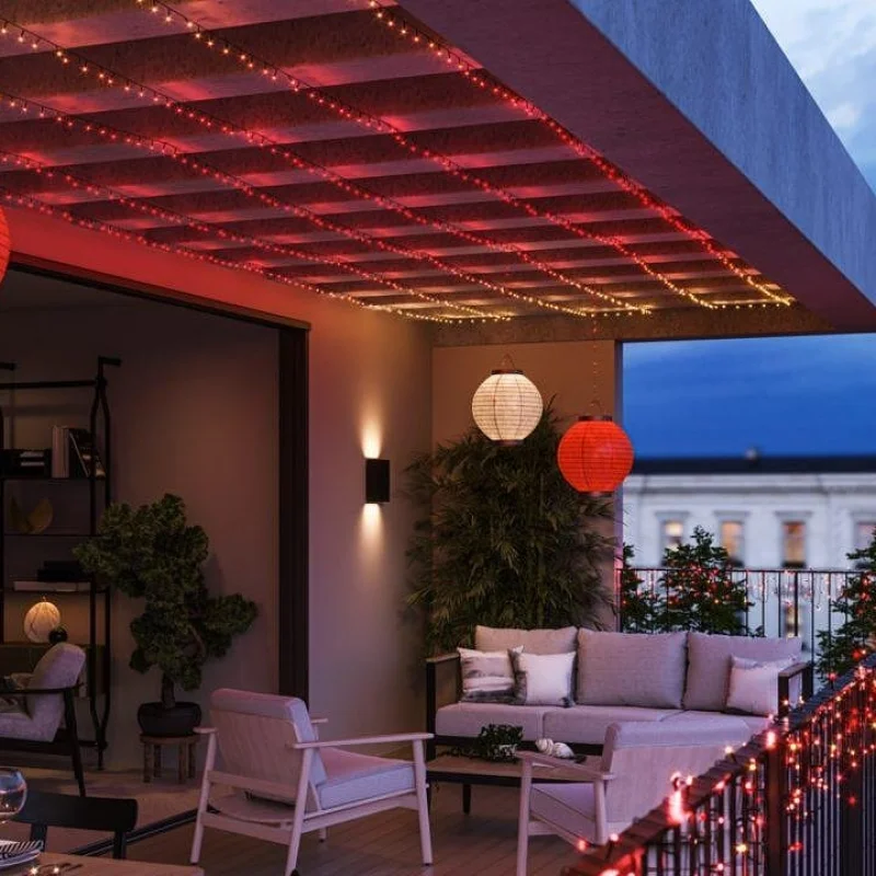 Смарт LED RGBW димируем гирлянд Philips Hue Festavia WACA, 250 лампички, 20 м, 14W, 24V - Снимка 6