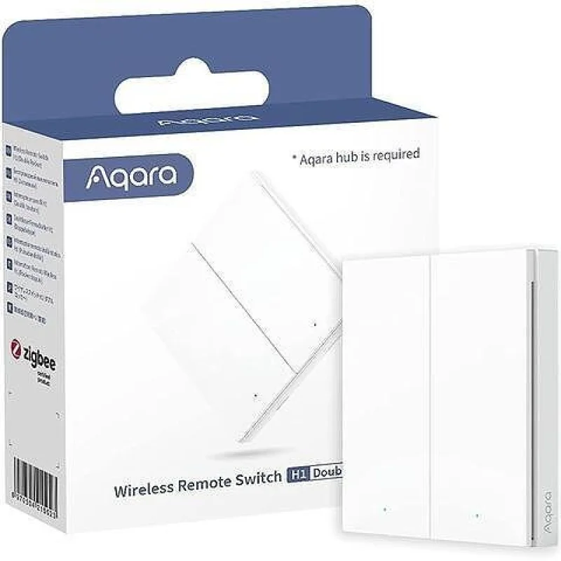 Безжичен ключ AQARA WIRELESS REMOTE SWITCH H1 DOUBLE ROCKER