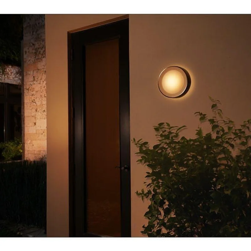 Philips HUE Daylo външна стенна лампа 15 W, RGB, IP44, инокс (Homekit, Google, Alexa) - Снимка 6