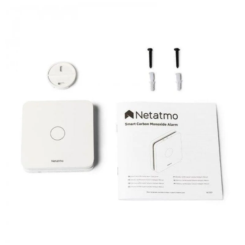 Смарт аларма за въглероден оксид Netatmo (HomeKit) - Снимка 3