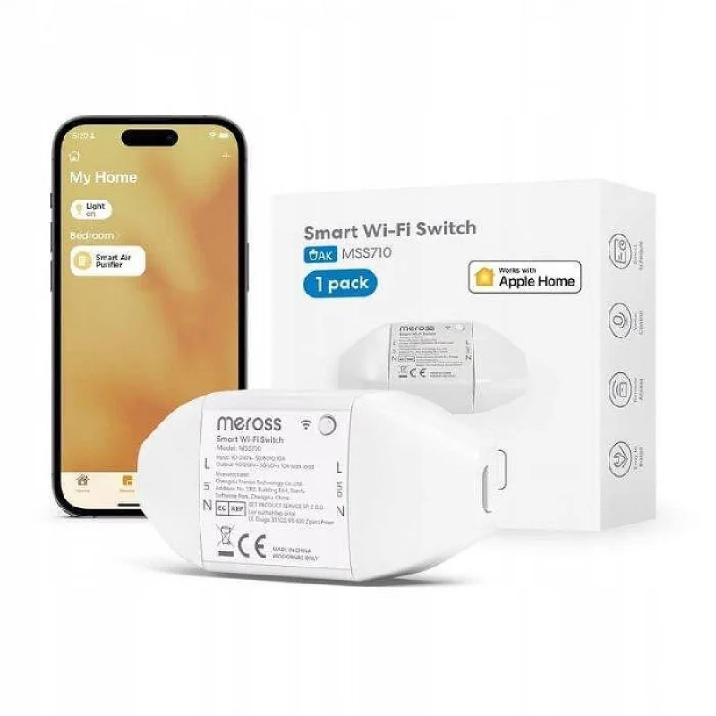 Смарт Wi-Fi реле Meross Smart Wi-Fi DIY Switch - Снимка 2