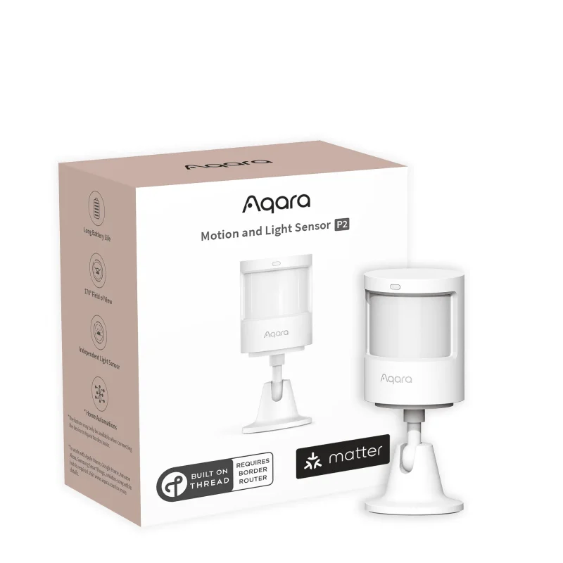 Смарт сензор за движение и осветеност Aqara P2, Matter
