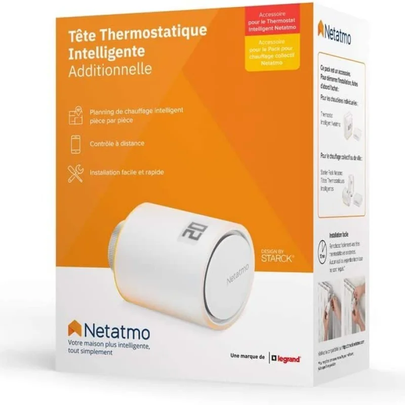 Допълнителна термоглава за радиатор Netatmo (HomeKit) - Снимка 5