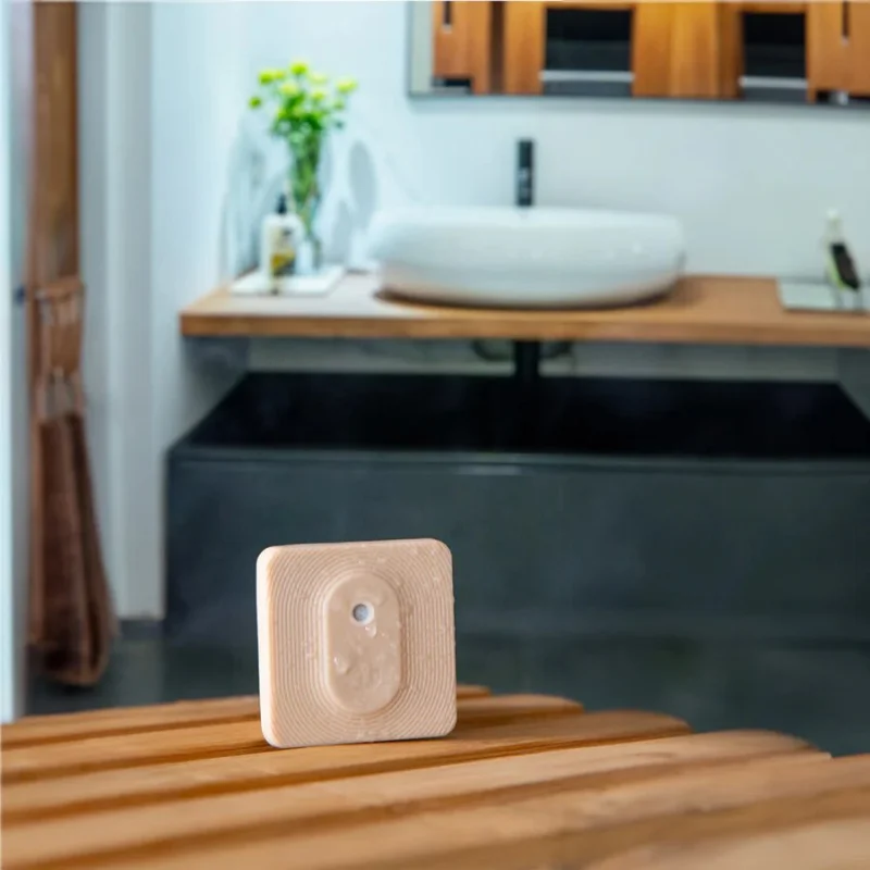 Смарт сензор за температура и влажност Shelly BLU H&T ZigBee Mocha - Снимка 5