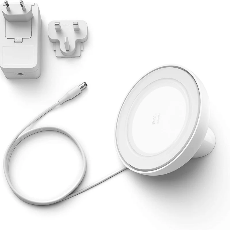 Смарт LED RGBW димируема лампа Philips Hue Bloom Gen4 WACA, бяла/черна, 7.1W, 500 lm (BT, Zigbee, HomeKit, Google, Alexa, SmartThings) (Цвят: Бял) - Снимка 5