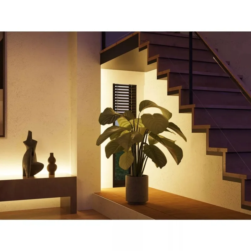 Смарт LED RGBW димируема лента Philips HUE Solo Lightstrip WACA, 10 м, 20W, 1700 lm, IP20, бяла/цветна светлина, 16 мил. цвята (BT, Zigbee, HomeKit, Google, Alexa, SmartThings) - Снимка 3