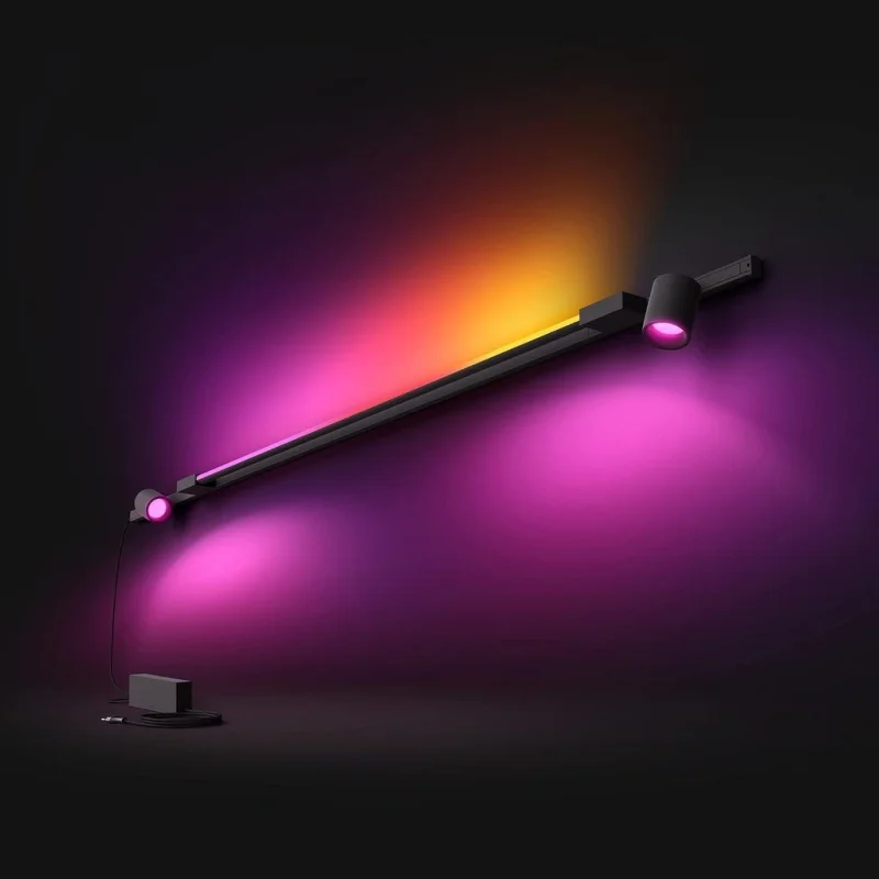 Смарт LED RGBW димируем сет Philips Hue Perifo WACA, 2x1 м шини + 2 спота и градиентна туба, 20.8W, 2040 lm, IP20, Бял/Черен (Цвят: Бял) - Снимка 3