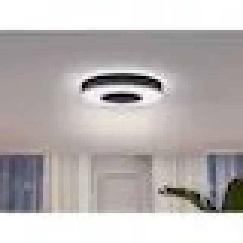 Смарт LED RGBW димируема лампа за таван Philips HUE Infuse L WACA, черна, 42.5 см, 52.5 W, 3700 lm, бяла/цветна светлина, 16 мил. цвята (BT, Zigbee, HomeKit, Google, Alexa, SmartThings) - Снимка 3
