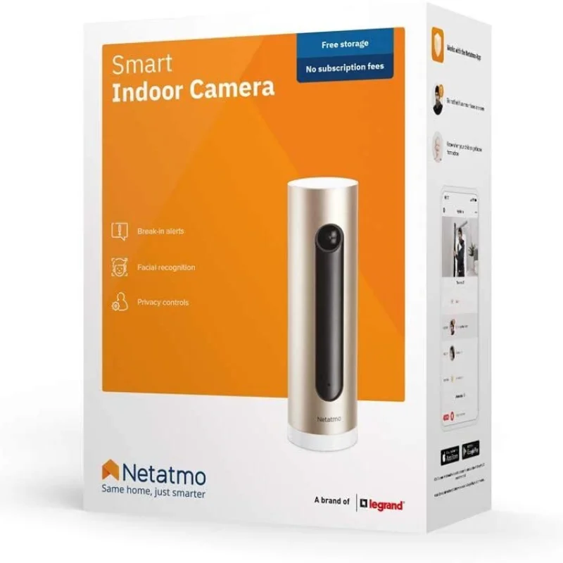 Камера за закрито Netatmo Indoor Security Camera, WiFi - Снимка 7