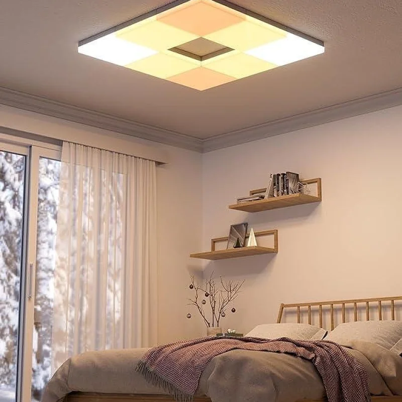 Смарт панел за осветление Nanoleaf Skylight Expansion Pack add - on (1 Panel) - Снимка 4