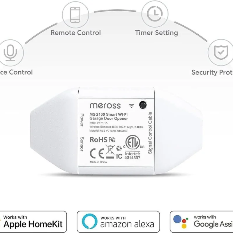 Смарт контролер за гаражна врата Meross (HomeKit) - Снимка 2