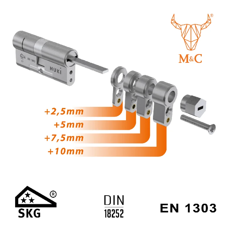Универсален патрон Nuki Universal Cylinder - Снимка 2