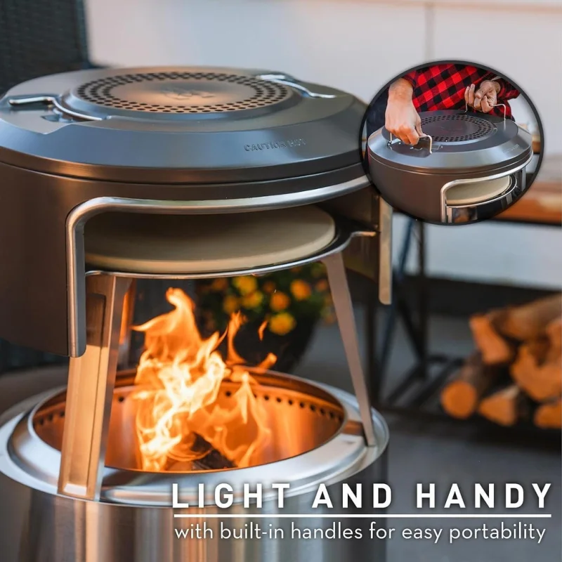 Solo Stove BonFire Fire Pit Pizza Night фурна за пица на огън - Снимка 4