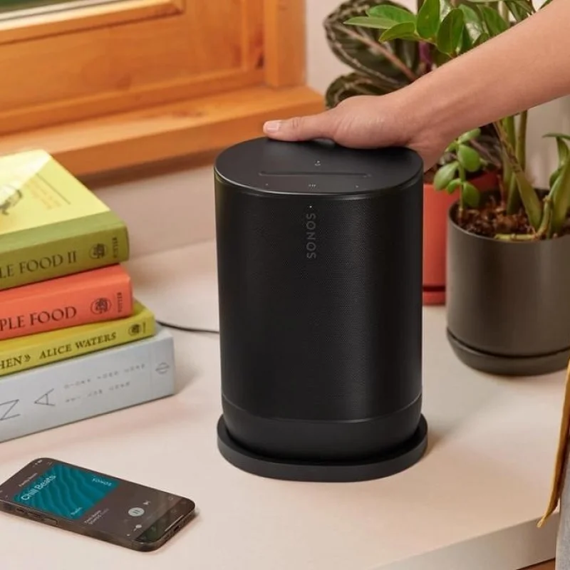Преносим смарт говорител Sonos Move 2 (Цвят: Бял) - Снимка 4