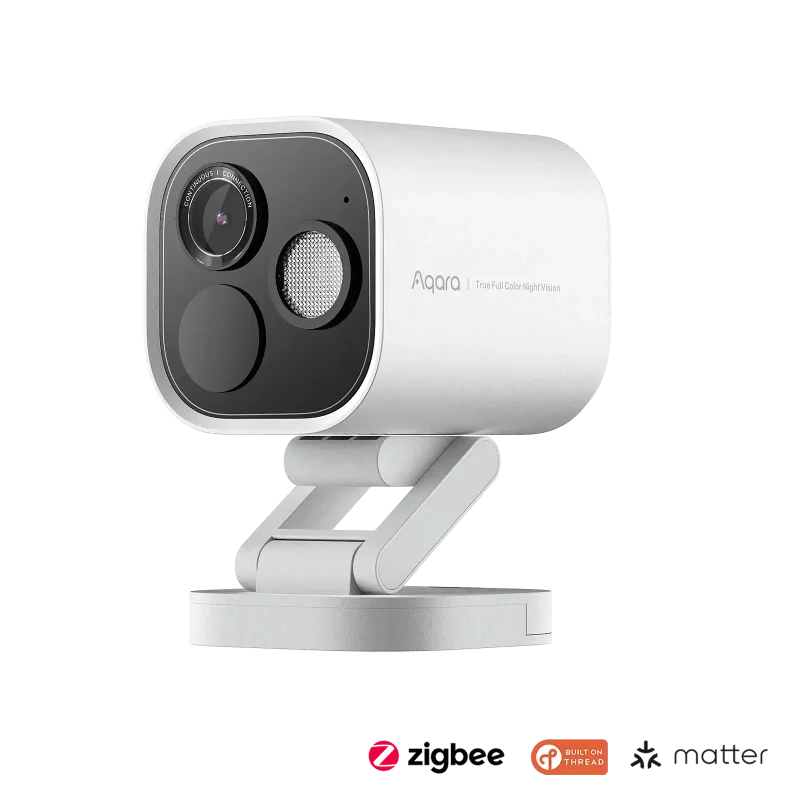 Външна смарт камера-хъб Aqara G5 Pro, PoE, Бяла