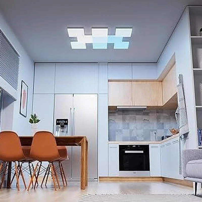 Смарт панел за осветление Nanoleaf Skylight Expansion Pack add - on (1 Panel) - Снимка 5