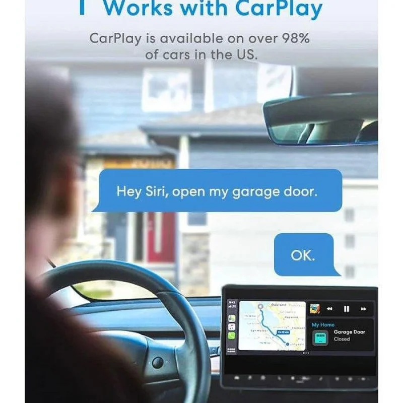 Смарт Wi-Fi контролер за гаражна врата Meross за 3 врати - Снимка 2