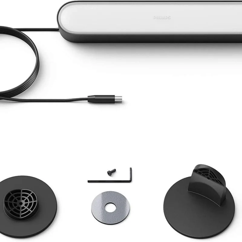 Смарт LED RGBW димируем панел Philips Hue Play WACA, черен, 25.3 см, 530 lm (BT, Zigbee, HomeKit, Google, Alexa, SmartThings) - Снимка 2