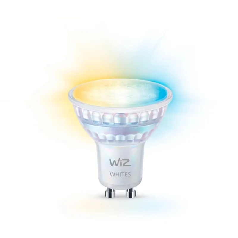 Смарт LED димируема крушка WiZ Smart Bulb Spot 4,7W, 345 lm, GU10, бяла светлина 2100 - 6500К (BT, Zigbee, Matter, Apple Home, Google, Alexa, SmartThings)