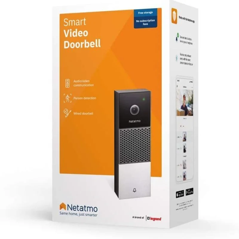 Смарт видео домофон Netatmo HD 1080P (HomeKit) - Снимка 7