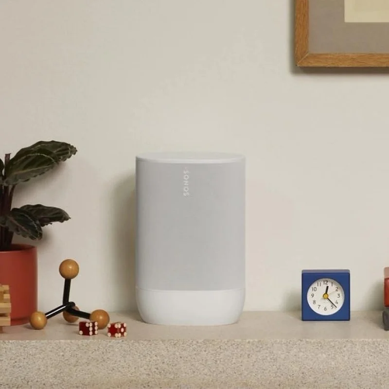 Преносим смарт говорител Sonos Move 2 (Цвят: Бял) - Снимка 5
