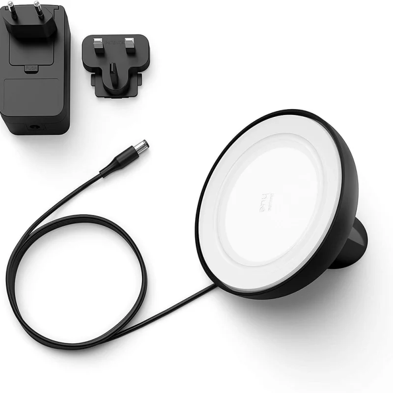 Смарт LED RGBW димируема лампа Philips Hue Bloom Gen4 WACA, бяла/черна, 7.1W, 500 lm (BT, Zigbee, HomeKit, Google, Alexa, SmartThings) (Цвят: Бял) - Снимка 4