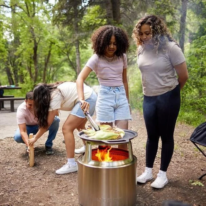 Чугунена грил скара Solo Stove Cast Iron Grill Top + Hub (Модел: Ranger) - Снимка 5