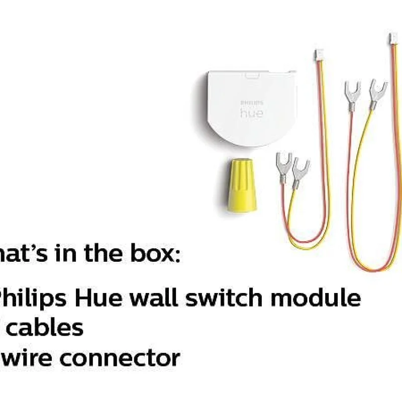 Смарт реле/модул за стена Philips Hue Wall Switch Module, бял, 10A, 5.7W (BT, Zigbee, HomeKit, Google, Alexa, SmartThings) - Снимка 5