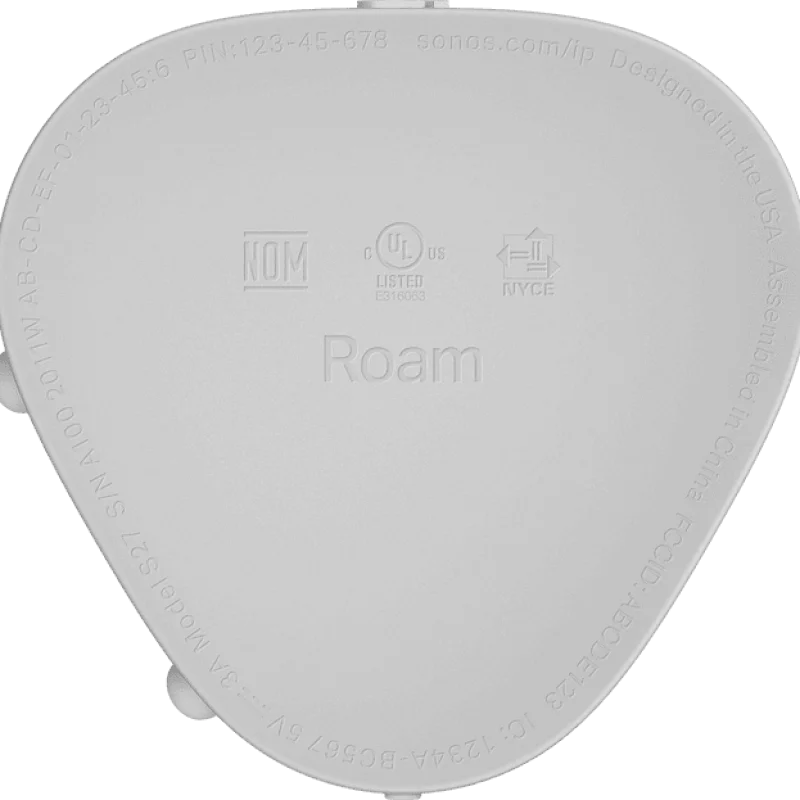 Преносима смарт тонколона Sonos Roam (Цвят: Lunar White) - Снимка 10