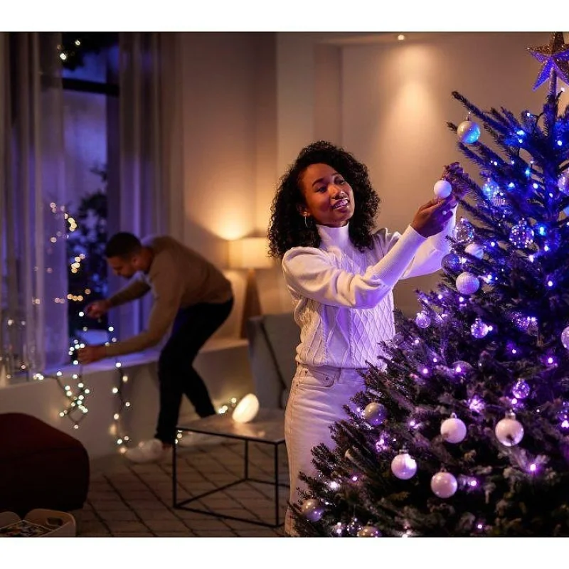 Смарт LED RGBW димируем гирлянд Philips Hue Festavia WACA, 500 лампички, 40 м, 28W, 24V - Снимка 2