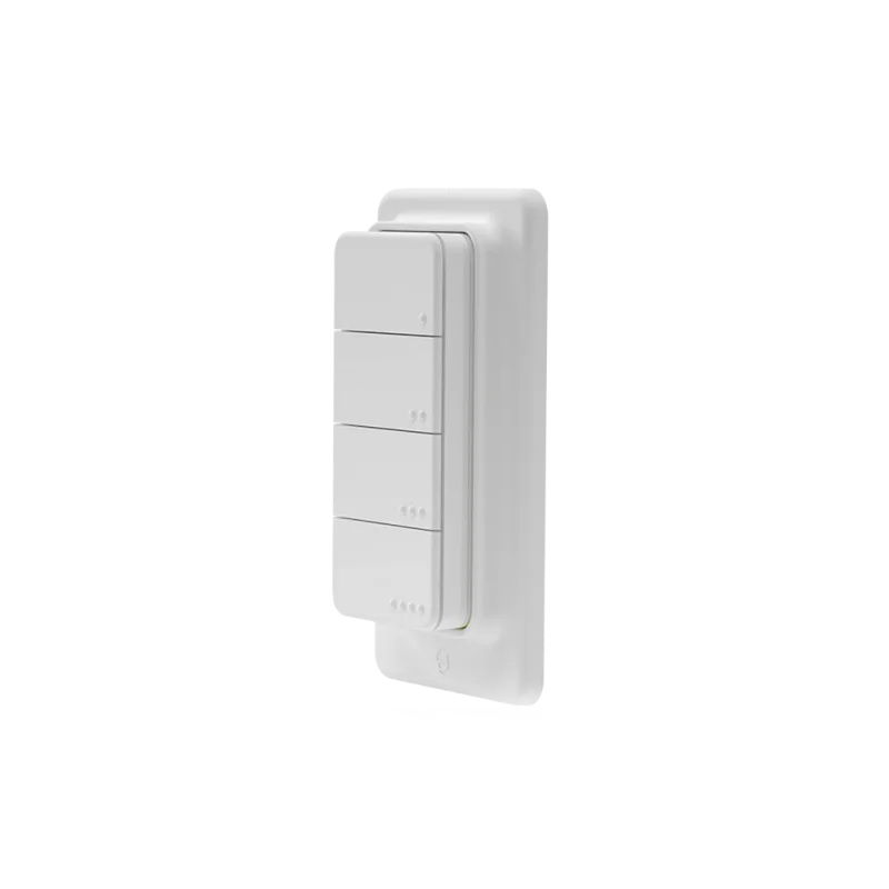 Смарт бутон Shelly BLU RC ZigBee Button 4 за управление с 16 комбинации