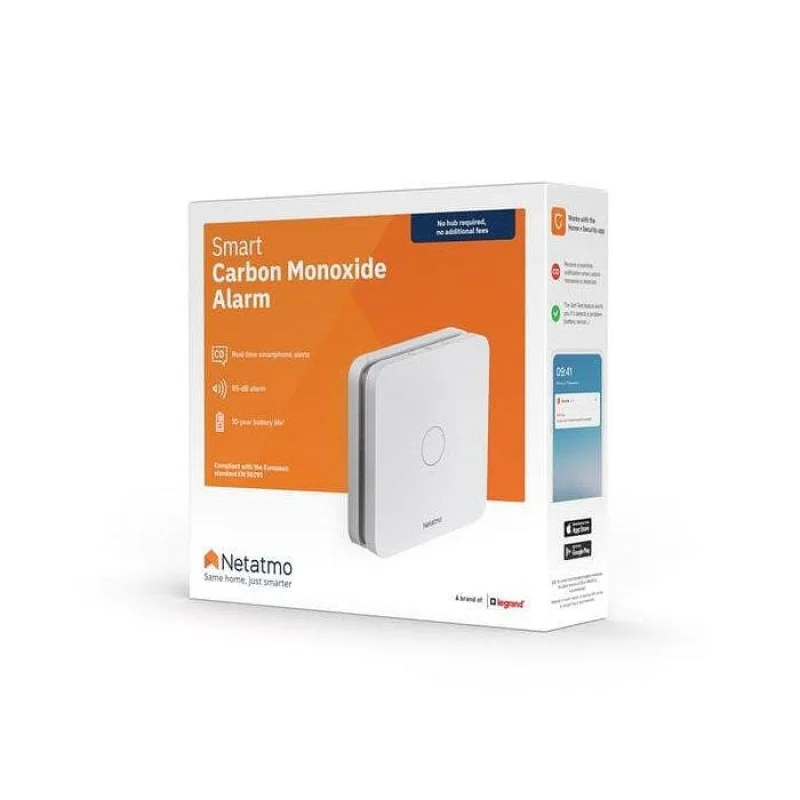Смарт аларма за въглероден оксид Netatmo (HomeKit) - Снимка 4