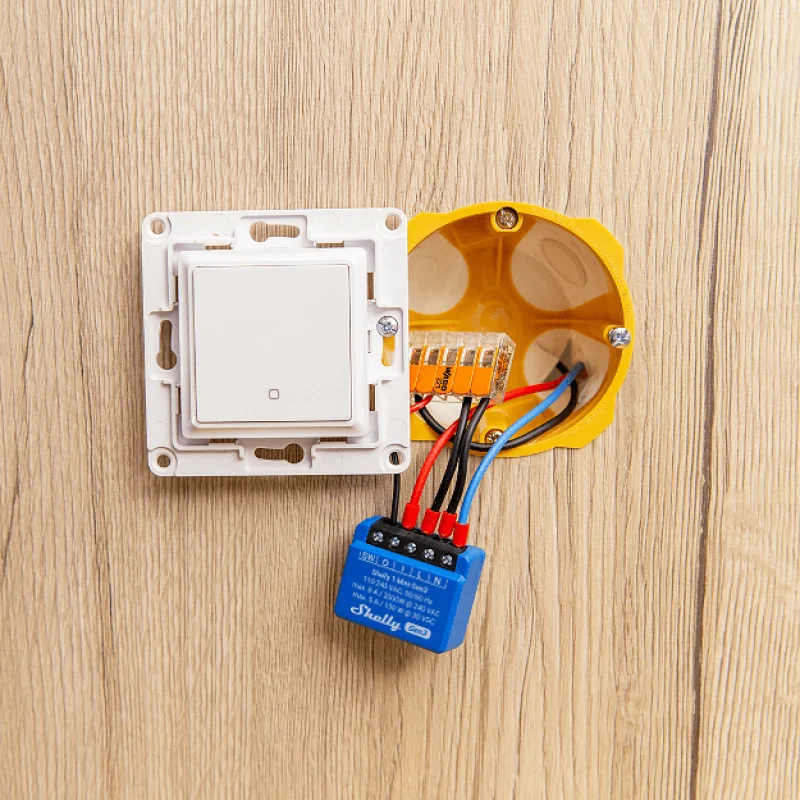 Смарт Wi-Fi реле Shelly 1 Mini Gen3 със сух контакт - Снимка 4