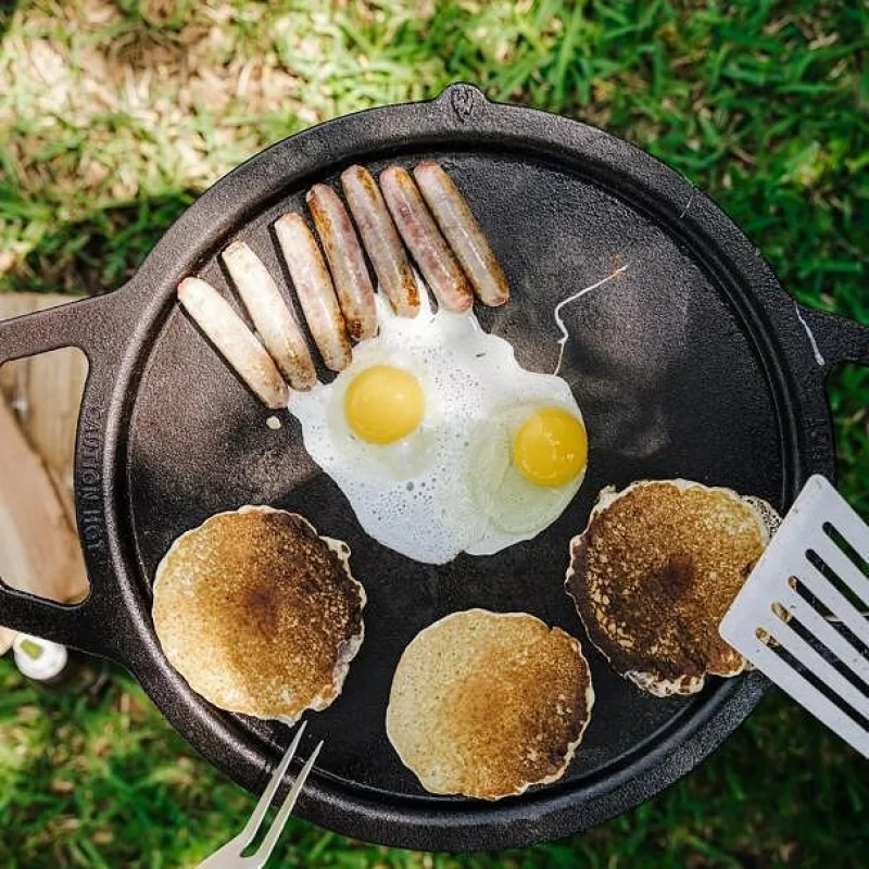 Чугунена плоча Solo Stove Cast Iron Griddle Top + Hub (Модел: Ranger) - Снимка 12